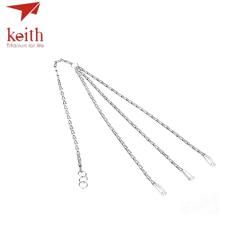 Keith titanio cadenas colgantes Camping menaje cadena colgante 38g Ti1600 Keith titanio cadenas colgantes Camping menaje cadena colgante 38g Ti1600