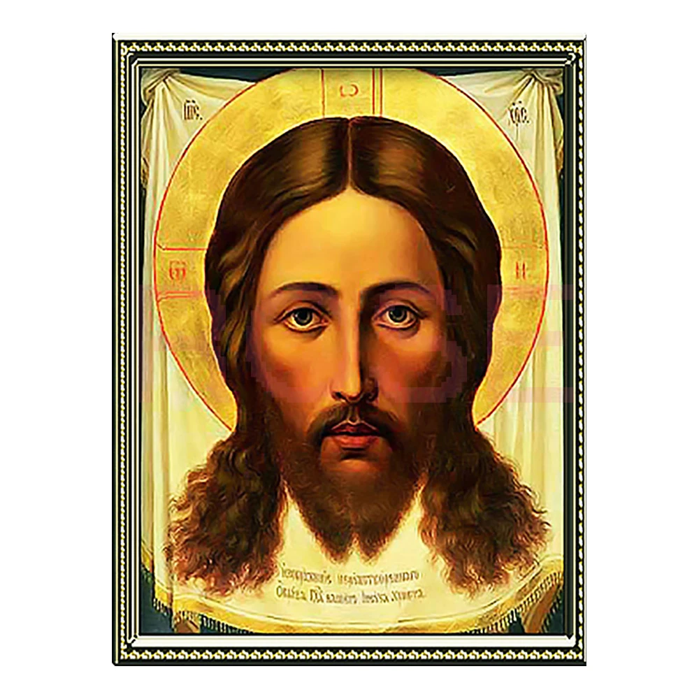 Полностью квадратная Алмазная картина Religion 5D DIY вышивка Иисус мозаика Стразы