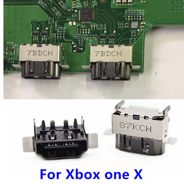 Cheap 1080P HDMI 2.1 Socket Port Replacement for Microsoft XBOX ONE X ONEX Motherboard Mother Board Repair Parts 