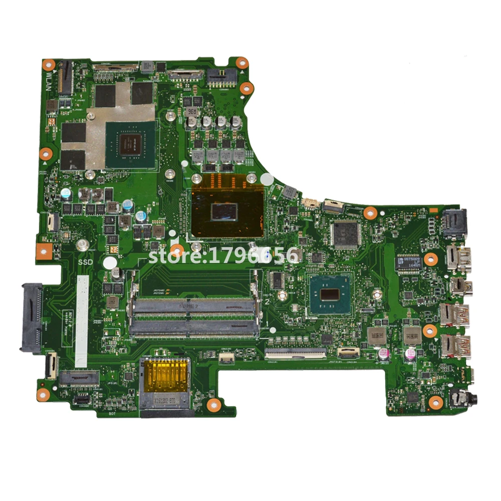  GL753VD Motherboard I7-7700HQ GTX1050M-4G For ASUS GL753E GL753V GL753 laptop Motherboard GL753VD M