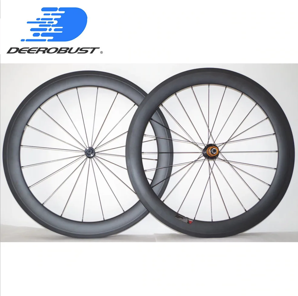 

1292g Super light 700c 60mm x 23mm Tubular Carbon Road Bike Wheels 23mm Wide Bicycle Wheel Set Bitex Anti-Bite hubs 20/24H