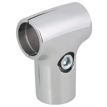 

Silver Aluminum 25mm Display Rack Clamp Pipe Fittings Scaffold Composite Tube Tee Connector Drying Rack Pipe Fitting