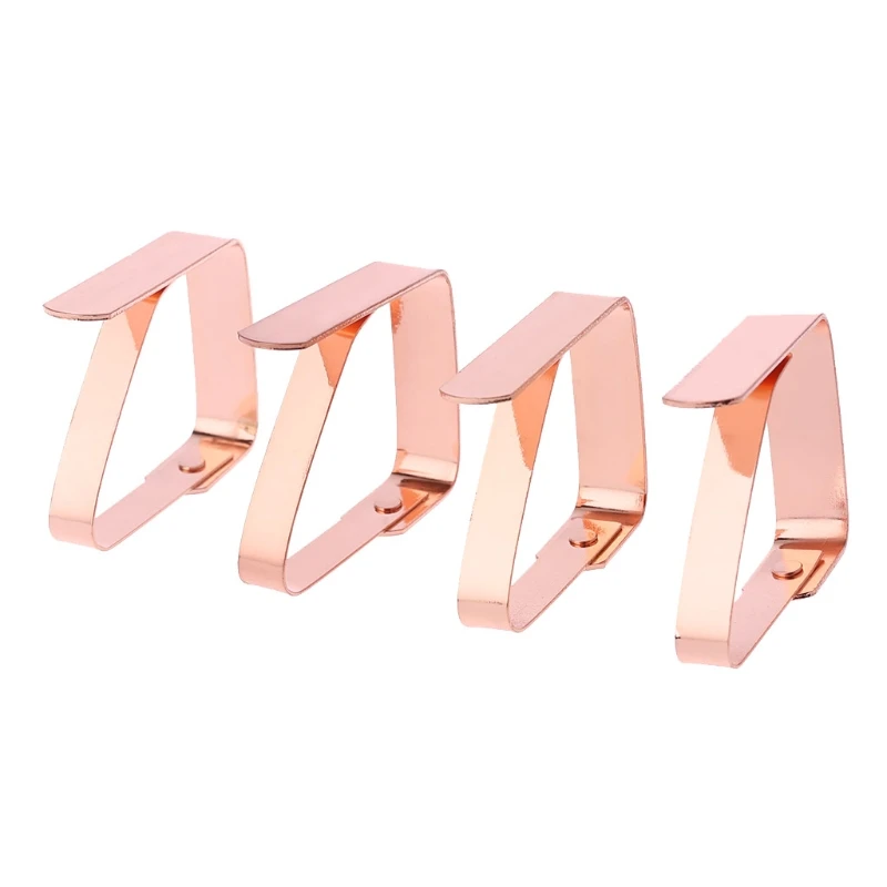 4pcs Stainless Steel Table Cloth Cover Clip Clamp Holder Supply For Picnic Party | Дом и сад