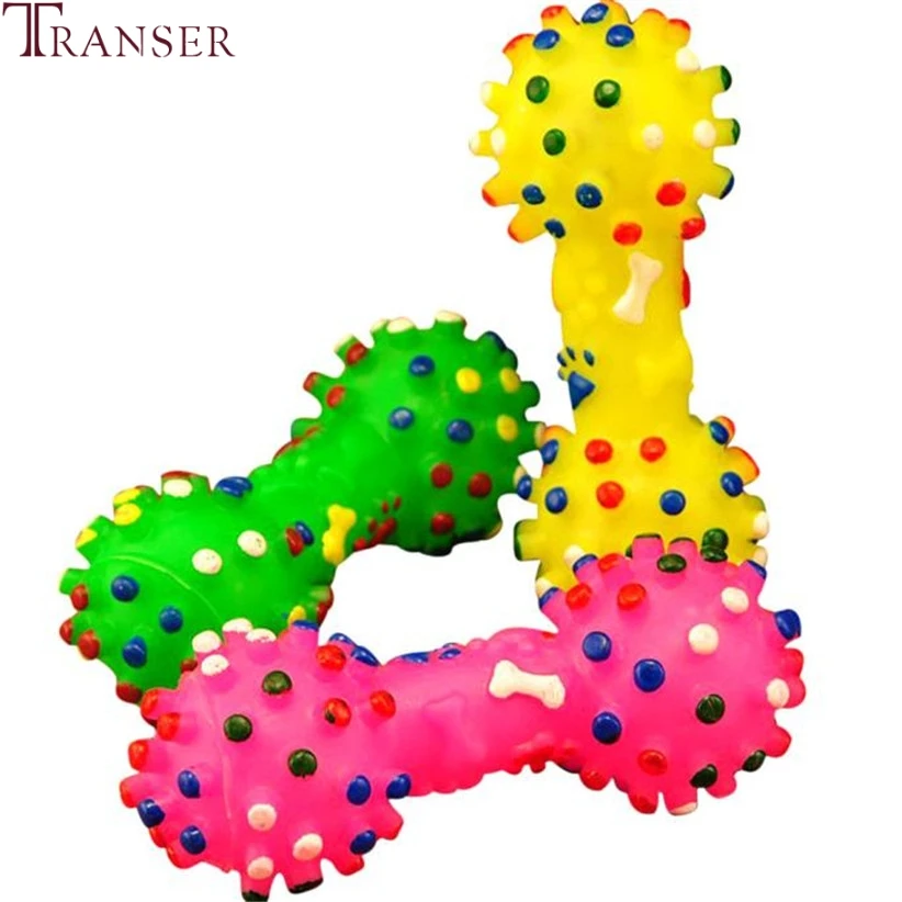 

Cheap Dog Toy Rubber Dumbbell Molar Tooth Squeak Chew Toys 80710