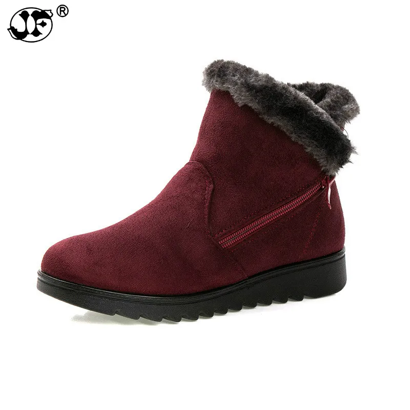 

women winter shoes women's ankle boots the new 3 color fashion casual fashion flat warm woman snow boots free shipping 856