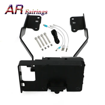 

18-19 For BMW F750GS F850GS Motorcycle Navigation Bracket Frames GPS Plate Mobile Phone Stand Holder Charging F750 GS 2018 2019