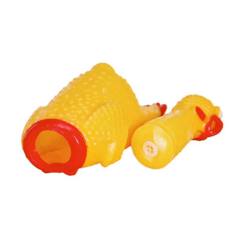 17 см 31 см 41 см смешной желтый пластиковый пронзительный Куриный питомец дрессировочные игрушки для собак сжимающий писк пищалка Жевательная кричащая игрушка для домашних животных подарок