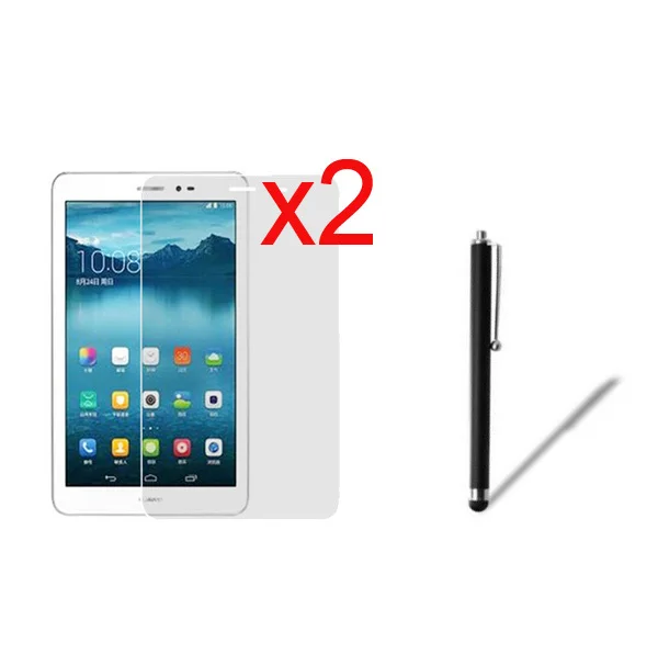 3в1 2x прозрачная защитная пленка для ЖК-экрана + стилус Huawei Honor Glory T1 8 0 S8-701 S8-701u/w T1-823L
