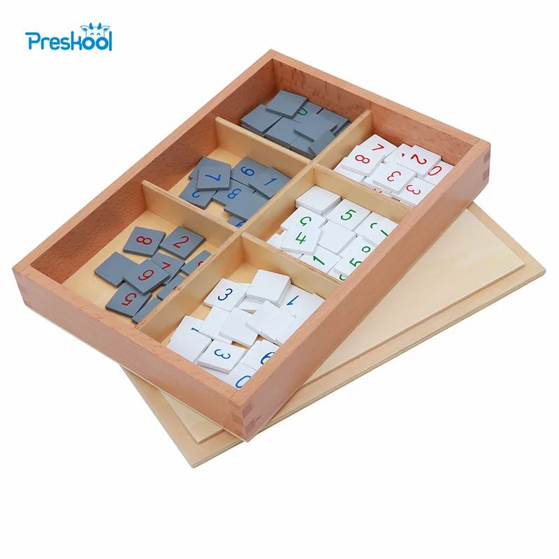 

Montessori Kids Toy Rectangle The Set Box Preschool Brinquedos Juguets 650g