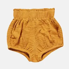 Новорожденный Дети Детские хлопковые детские трусики с юбочкой Короткие трусы подгузники штанишки