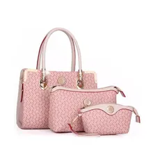 CHISPAULO 3Pcs/Set Women Bags Designer PU Leather Floral Print Handbags Women Messenger Bags Crossbody Bags Famous Brands Clutch