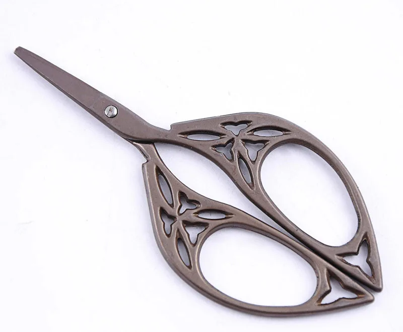ZAKKA Leaf инструмент из нержавеющей стали, вышивка крестиком, Ретро Классический швейный ручной работы, сделай сам, винтажный портной, европейские ножницы, старинные изделия и народное ремесло