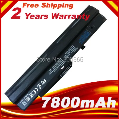  7800mAh Laptop Battery for Msi Wind k40in U90 U210 U100 U230 k40in BTY-S12 3715A-MS6837D1 6317A-RTL