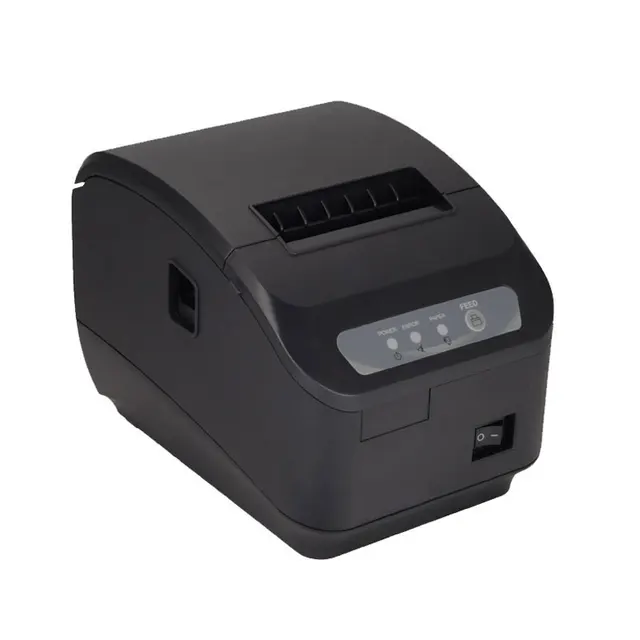 Special Price pos printer High quality 80mm thermal receipt printer automatic cutting USB+Serial port/Ethernet ports 200 mm / s