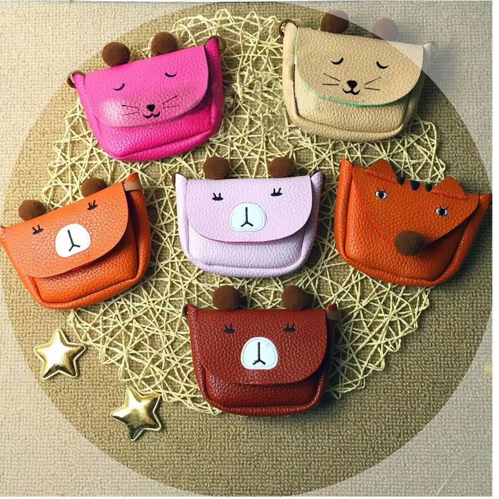 

Yfashion Cartoon Animals Cat Mini Shoulder Bag For Children Sweet PU Leather Girls's Crossbody Bag
