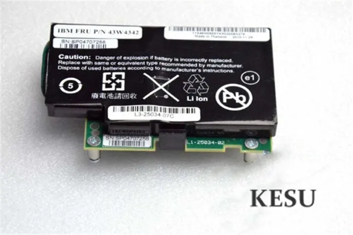 Для IBM MR10I MR10IS массив raid карта батарея задняя 43W4342 44E8763 | Компьютеры и офис