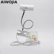 E27 Настольная лампа с зажимом для чтения светодиодный настольная лампа с защитой глаз Регулируемая яркость перезаряжаемый светодиодный Настольный светильник