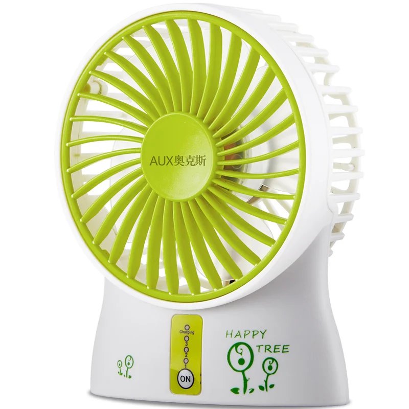 

Hand-held USB Mobile Portable Ventilador Rechargeable and Rechargeable Low Noise Illumination Creativity Mini Air Circulator