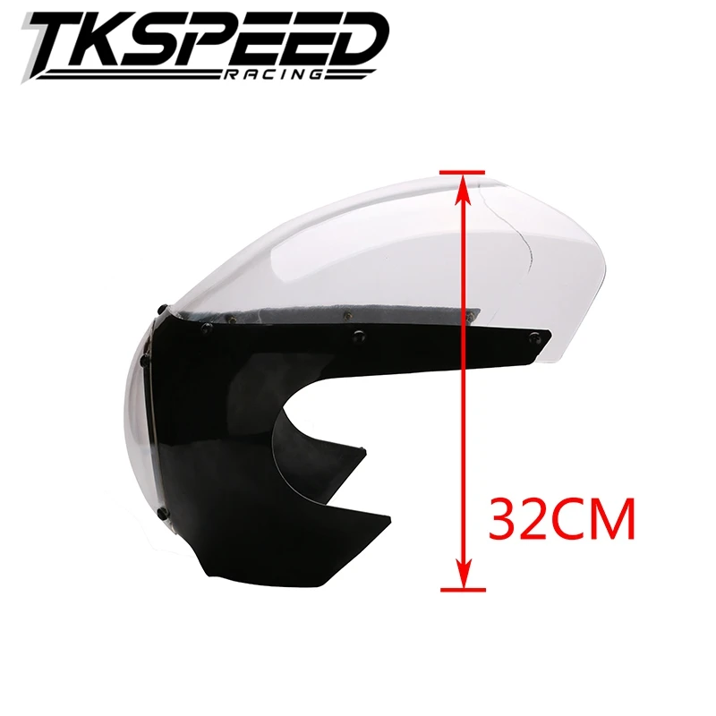

Black 5 3/4" Cafe Racer Headlight Fairing For Harley Sportster 883 1200 Dyna