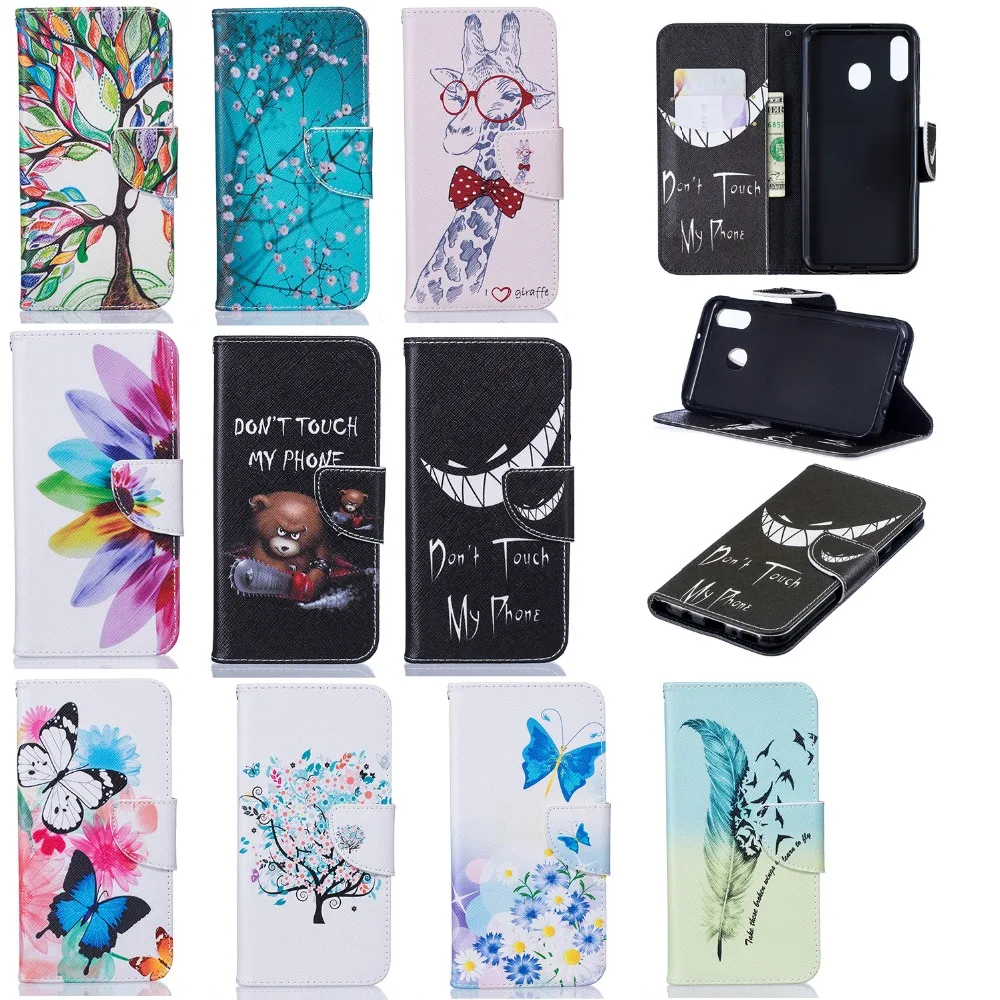 

Wallet Case for coque Samsung Galaxy M20 Case Cover for fundas Samsung S10 Plus S10e M10 M20 A10 A20 A40 A50 Case Etui Hoesjes