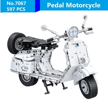

DIY 594pcs Winner Technic blocks Moto Pedal Motorcycle Building Blocks Motorbike Bricks Kids Educational Toys for Children Gift