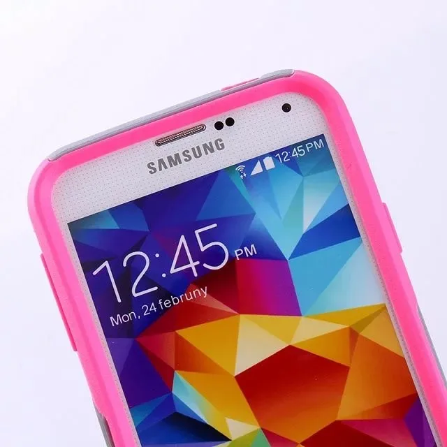 DHL,, высококачественный ПК+ ТПУ чехол для Samsung Galaxy S5. 2 в 1 шт+ жесткий чехол из термопластичного полиуретана для Samsung Galaxy S5, 100 шт/партия
