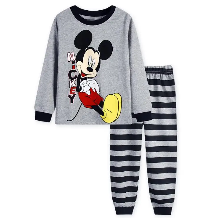 

2PCS Kids Baby Pajamas Set Toddler Kid Boys Girls Minnie Pijamas Long Sleeve Pyjamas set Tops Long Pants Sleepwear 2-7Year
