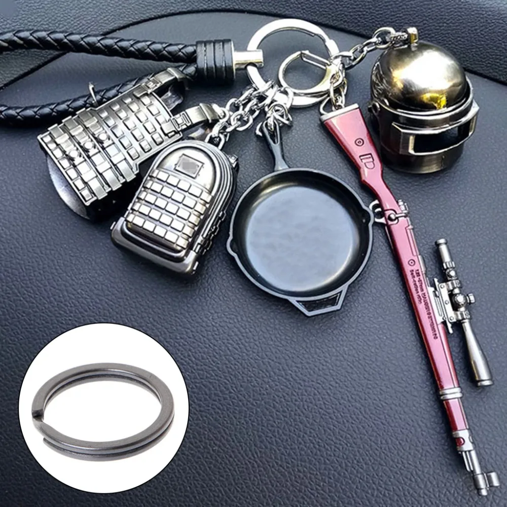 

EDC Titanium Alloy Key Ring Pocket Tool Mini Split Keychain Buckle Circle Clip