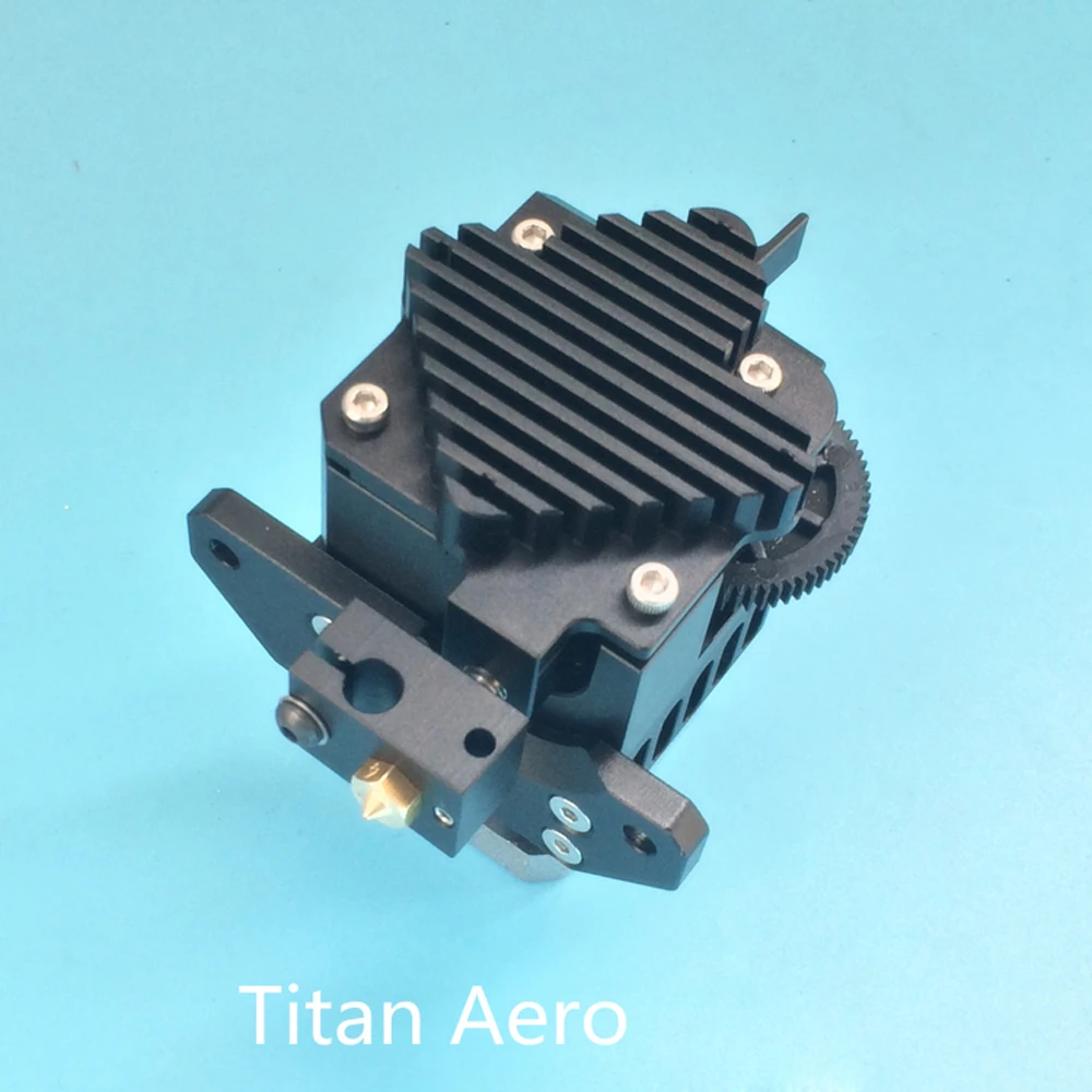 Все металлические Prusa i3 Titan Aero экструдер с мотором+ E3D Titan Aero теплоотвод+ V6 hotend j-head для MK2 3D принтер