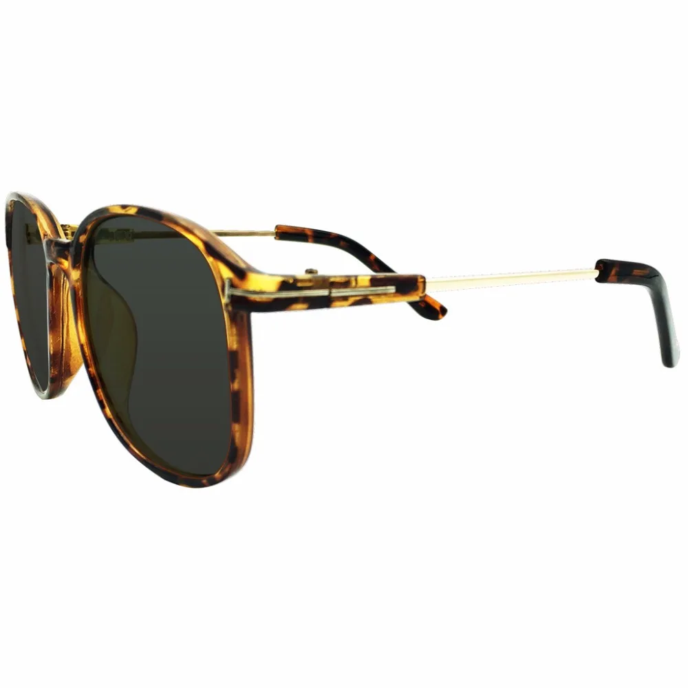 

Tinted Green Polarized Oversize Frames Prescription Sunglasses Glasses Mens Womens Tortoise Myopia -0.5 to -6.0 Shortsighted New
