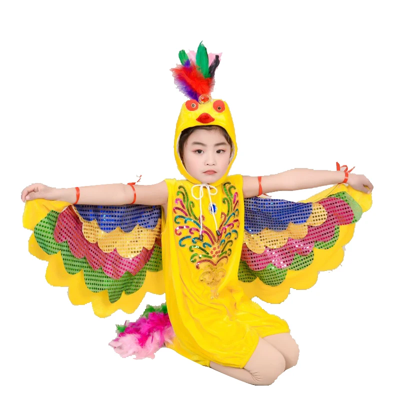 Toddler Kids Boy Girl Children Cartoon Owl Cape Rainbow Bird Festival Costume US