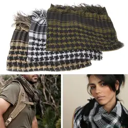 Новый Военная Униформа Тактический Keffiyeh Шарф в арабском стиле Охота Велоспорт шаль глава обёрточная бумага камуфляж Прямая поставка