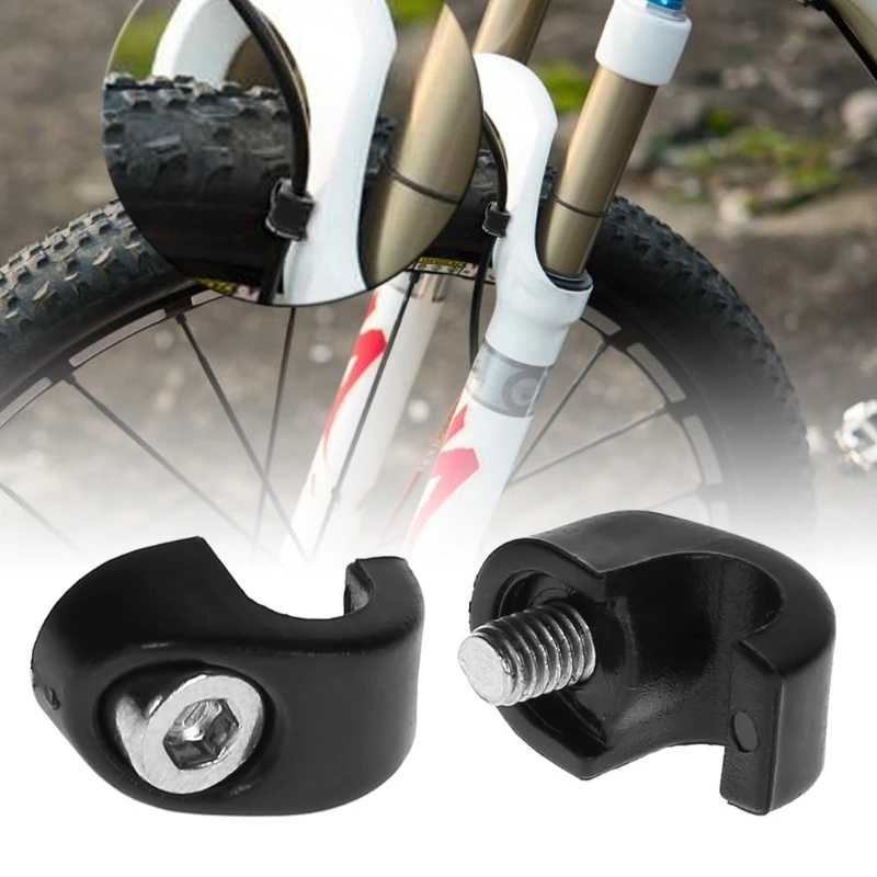 

Bicycle Brake Cable Fixed Buckle Wire Hole Front Fork With Screw Nut For Suntour W20