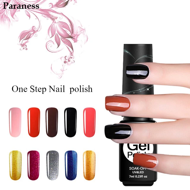 Paraness 24 Pure Color Foil Adhesive 3in1 Gel Polish Brand Nail Paraness 24 Pure Color Foil Adhesive 3in1 Gel Polish Brand Nail One Step Varnish