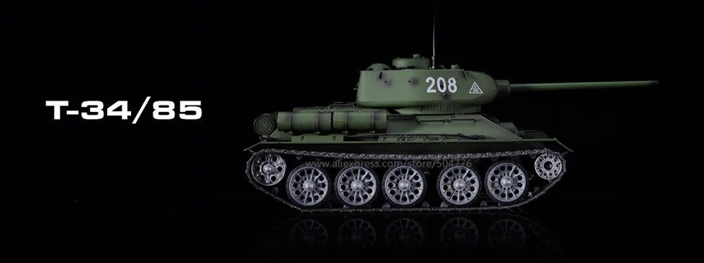 1:16 Русский Танк T-34 с пультом дистанционного управления Танк HL 3909-1 2,4G advanced для металлических дорожек и металлических колес rc Танк