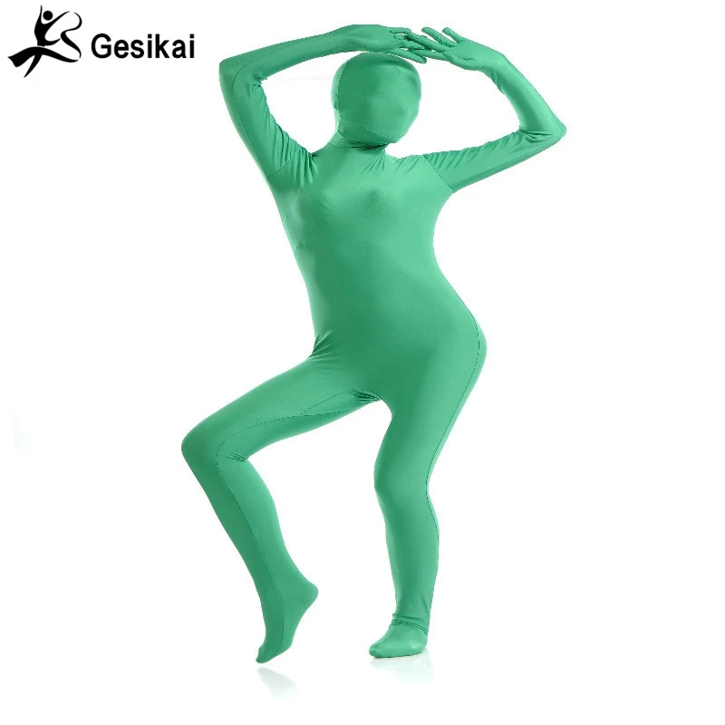 Взрослый костюм Zentai из лайкры на все тело, на заказ, для Хэллоуина, для женщин, вторая кожа, облегающие костюмы, спандекс, комбинезон из лайкры, костюмы для косплея
