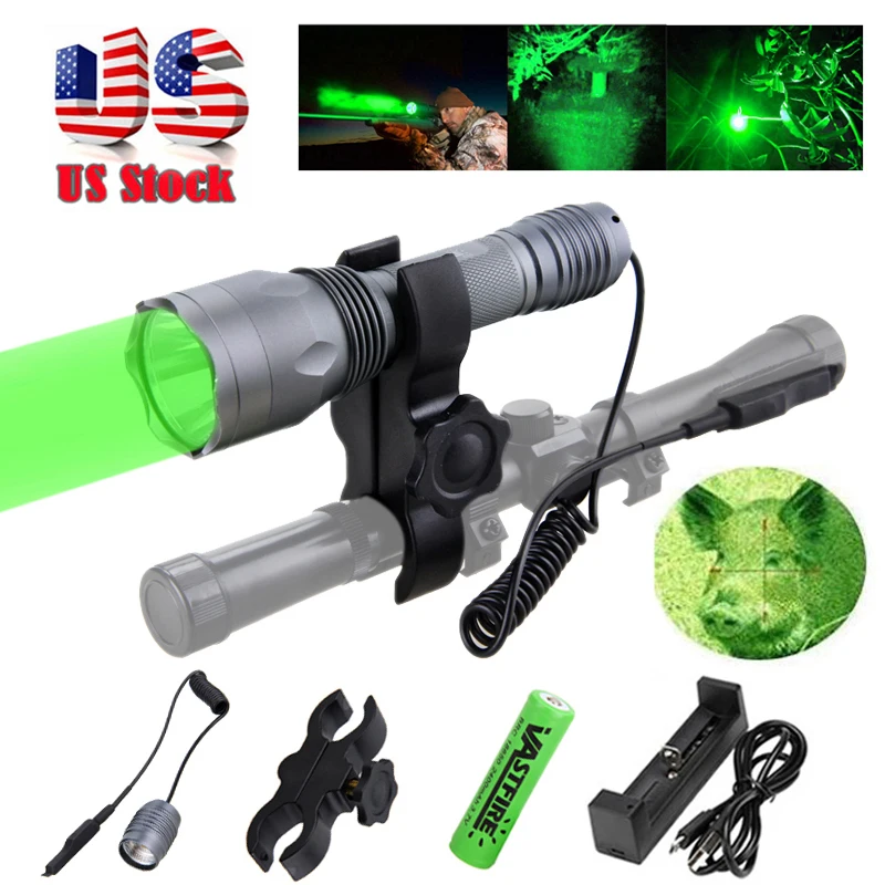 

VASTFIRE Scout Light Mini Tactical LED Rifle Hunting Flashlight 20mm Picatinny Keymod Rail Mount Weapon light for Outdoor Sports