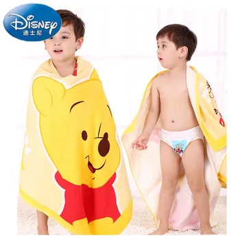 

Disney Pooh Square Gauze Bath Towel 100% cotton child beach towel Soft comfortable cover blanket Towel For Newborns