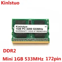 Новинка; 1G 1 ГБ PC2-4200 DDR2-400/533/667 МГц microdimm 172pin памяти ноутбука для Fujitsu Panasonic ноутбук оперативной памяти