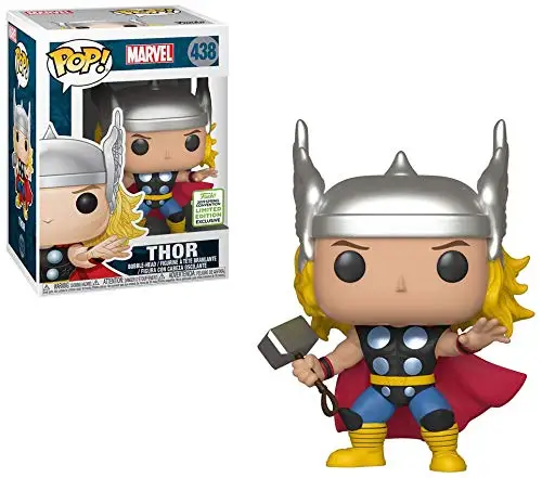 

ECCC Exclusive Official Funko pop Marvel: Thor #438 Vinyl Action Figure Collectible Model Toy with Original Box