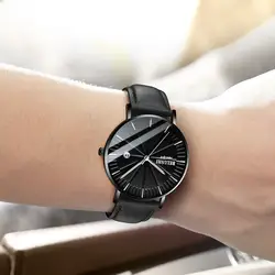 BLUSHI Горячие Брендовые мужские часы новые студенческие водонепроницаемые кварцевые часы наручные ультра-тонкие часы высшего качества