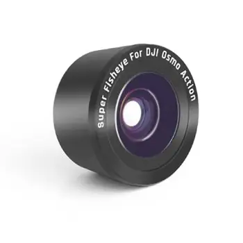 

Portable 180 Degree HD Protection Fisheye Lens Optical Glass Anti-shake For DJI OSMO Action Sports Camera