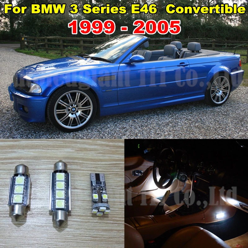 10x Cold White Canbus No Error Car Led Dome Light For Bmw 3 Series E46 Led Interior Lighting Kit M3 Convertible Light M3 Intake M3 Nutlight Bulbs Candelabra Base Aliexpress