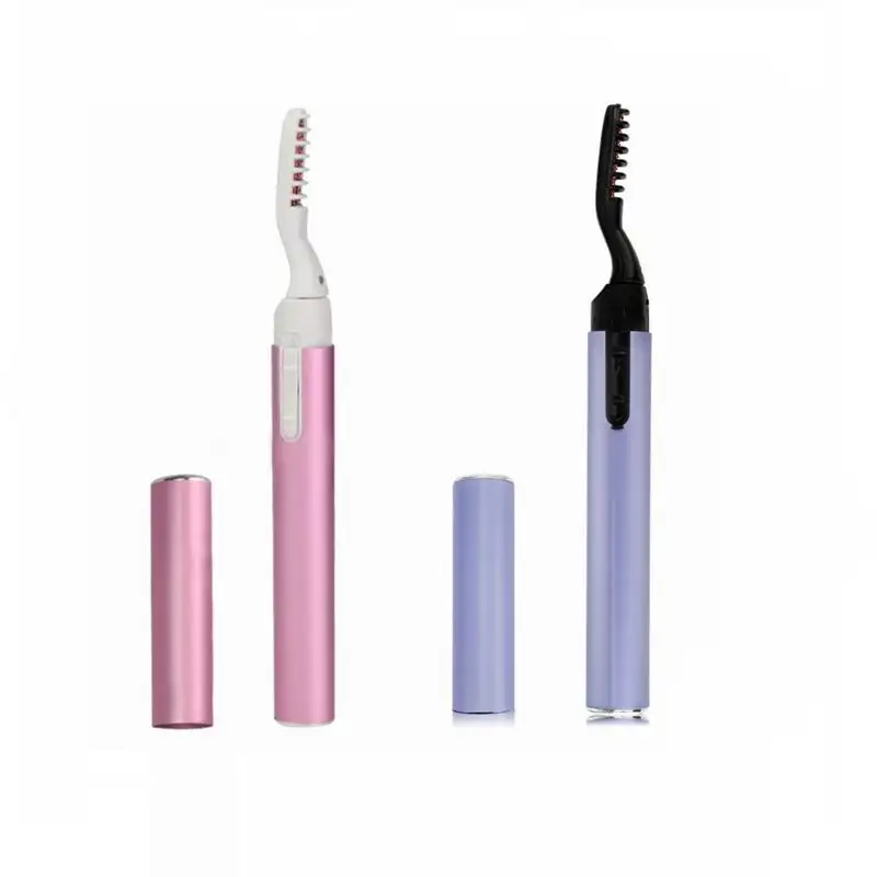 

Developfly Use Battery Pen Style Electric Perm Heated Eyelash Curler Long Lasting Eye lash Curler Makeup Curling Kit For Women