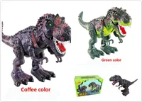 2017 Fashion Gift Kid Electric toy large size walking dinosaur robot With Light Sound Tyrannosaurus Rex kids Educational toys 2