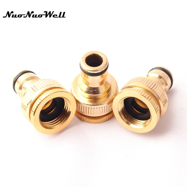 3 pz NuoNuoWell 1/2 "3/4" Filettatura Rapida Connettore Tap In Alluminio Connett 3 pz NuoNuoWell 1/2 "3/4" Filettatura Rapida Connettore Tap In Alluminio Connett