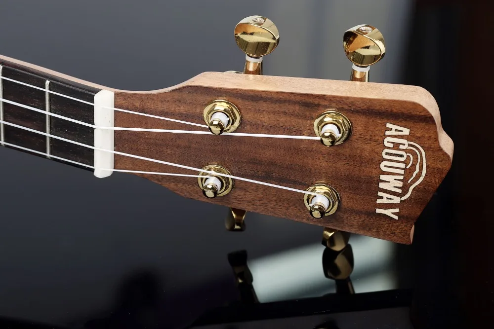 Acouway укулеле 2" сопрано 23" концертная Гавайская мини-гитара укулеле УКУ Ukelele 3 выбор сапели дерево, дерево КоА африканское красное дерево