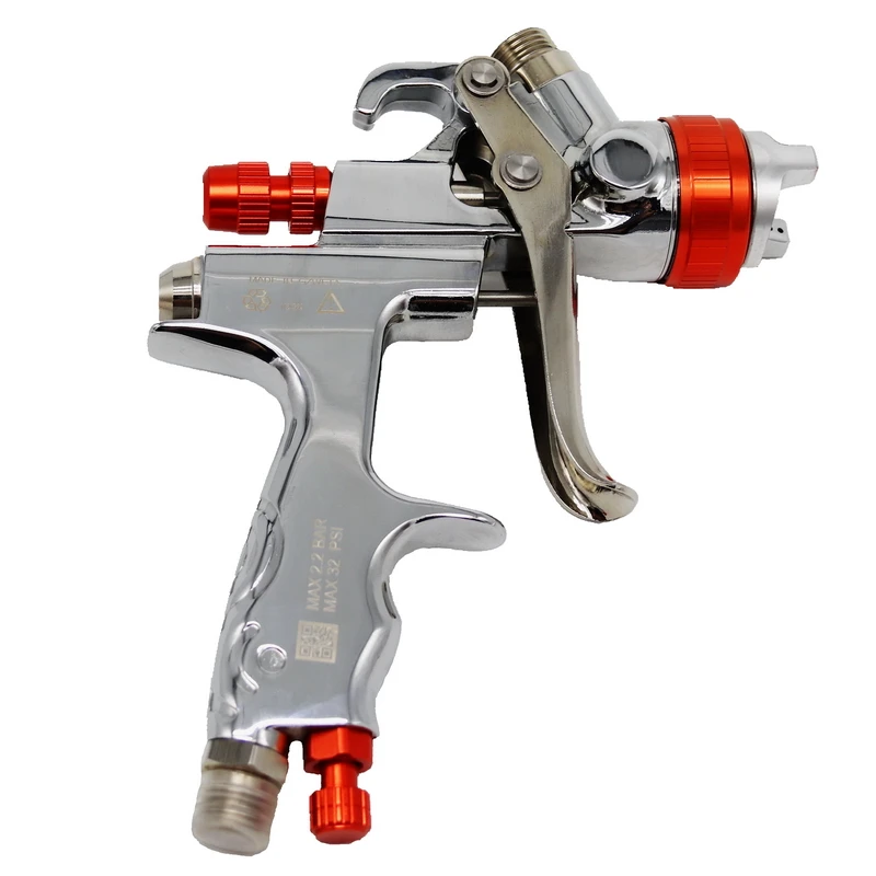 

High Quality Professional LVMP-808 type Upper Pot Medium Pressure Low Flow Spray Gun 1.3mm diameter 600CC plastic pot automobil