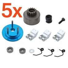 5 компл./лот 14 т клатч Белл обувь пружин подшипники маховик монтажный комплект для 1/8 радиоуправляемая модель автомобиля с 21-28cxp деталь нитро-двигателя Himoto Redcat двигателя Запчасти