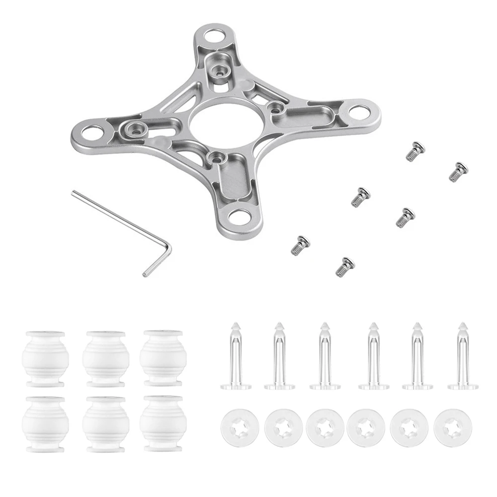 Шарнирная Монтажная пластина резиновый демпфирующий шар анти-капля штифт для DJI Phantom 3 3A 3P 3S SE 4K Drone запасные части Антивибрационная доска